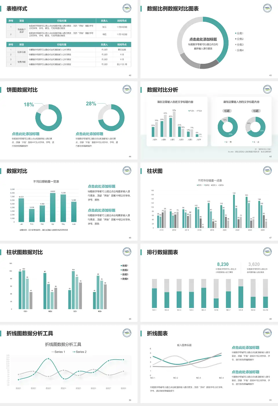 红河州第二人民医院医院简介/日常通用PPT模板16:9格式幻灯片预览图6
