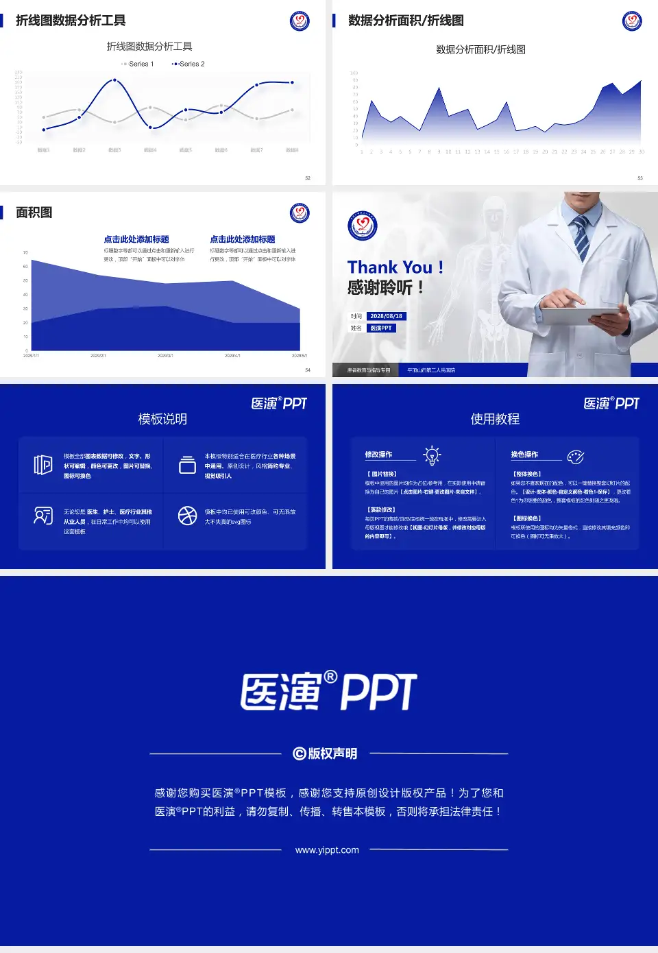 平顶山市第二人民医院患者教育与指导PPT模板16:9格式幻灯片预览图7