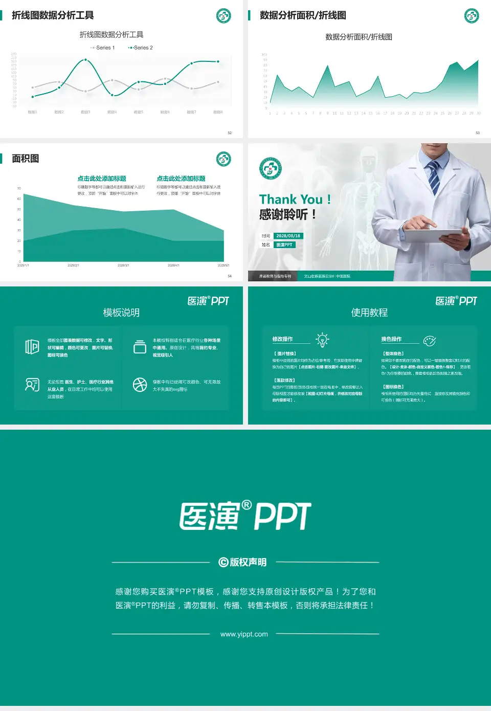 文山壮族苗族自治州中医医院患者教育与指导PPT模板16:9格式幻灯片预览图7