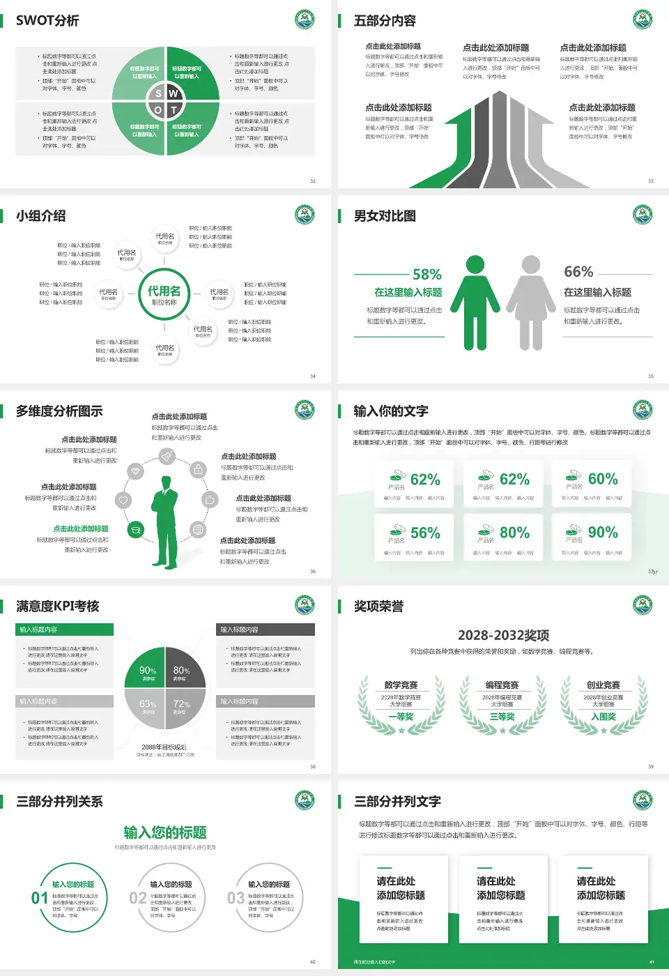 临沧地区精神病院医疗行业比赛专用PPT模板16:9格式幻灯片预览图5