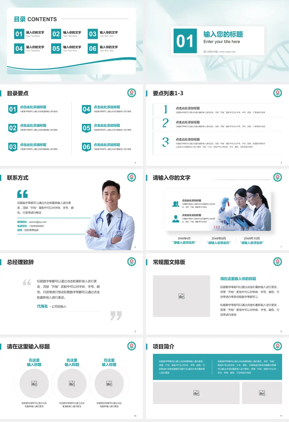 云南省思茅地区人民医院项目申请与汇报PPT模板16:9格式幻灯片预览图2