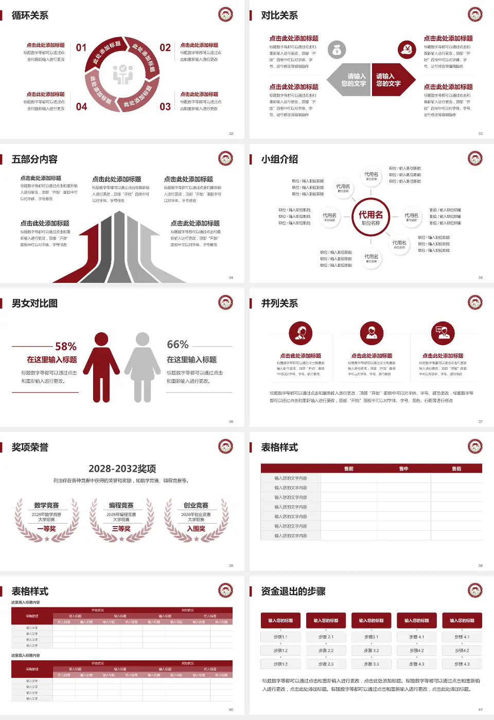 楚雄州中医院医院简介/日常通用PPT模板16:9格式幻灯片预览图5