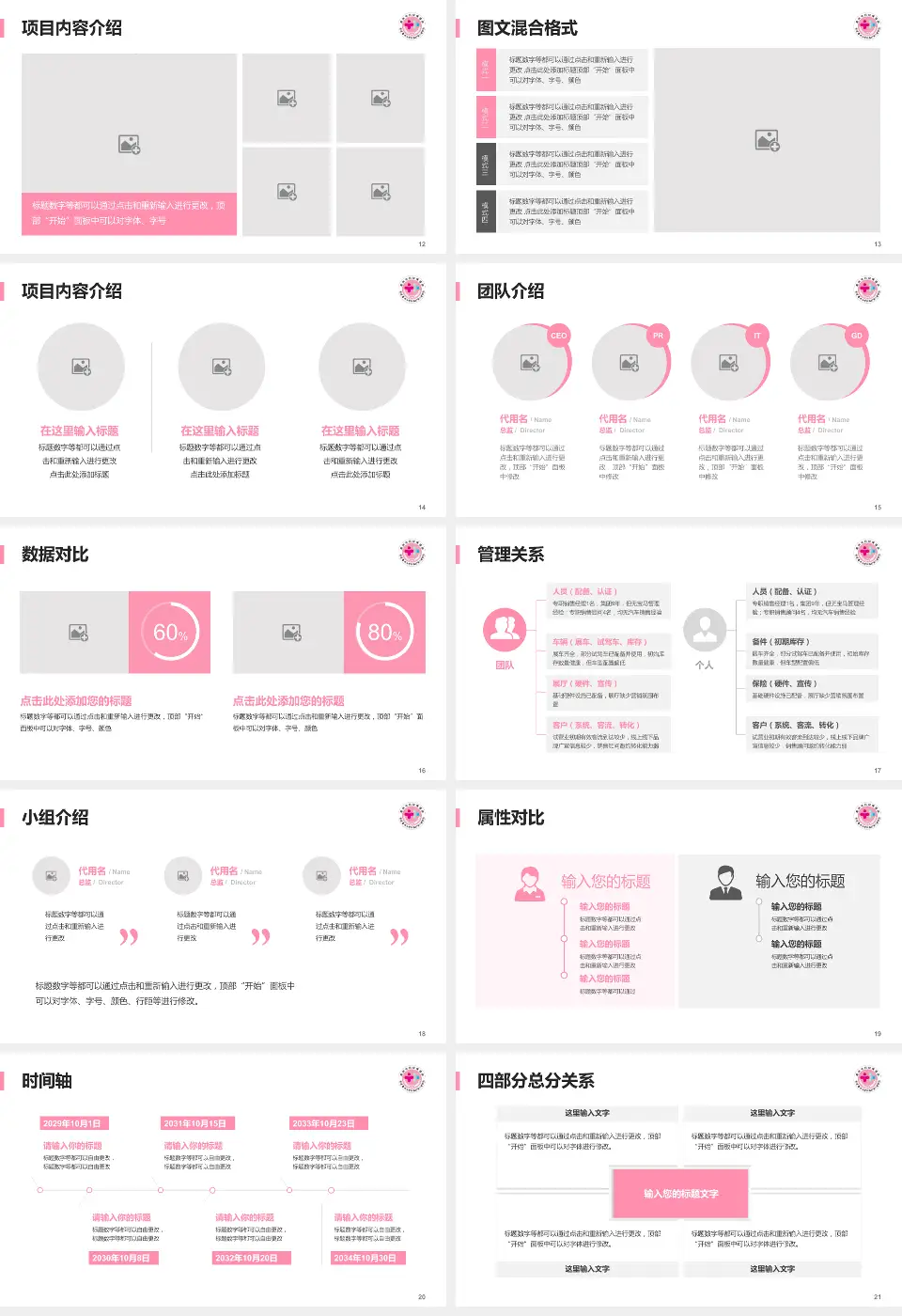 重庆市妇幼保健院科室介绍与推广PPT模板16:9格式幻灯片预览图3