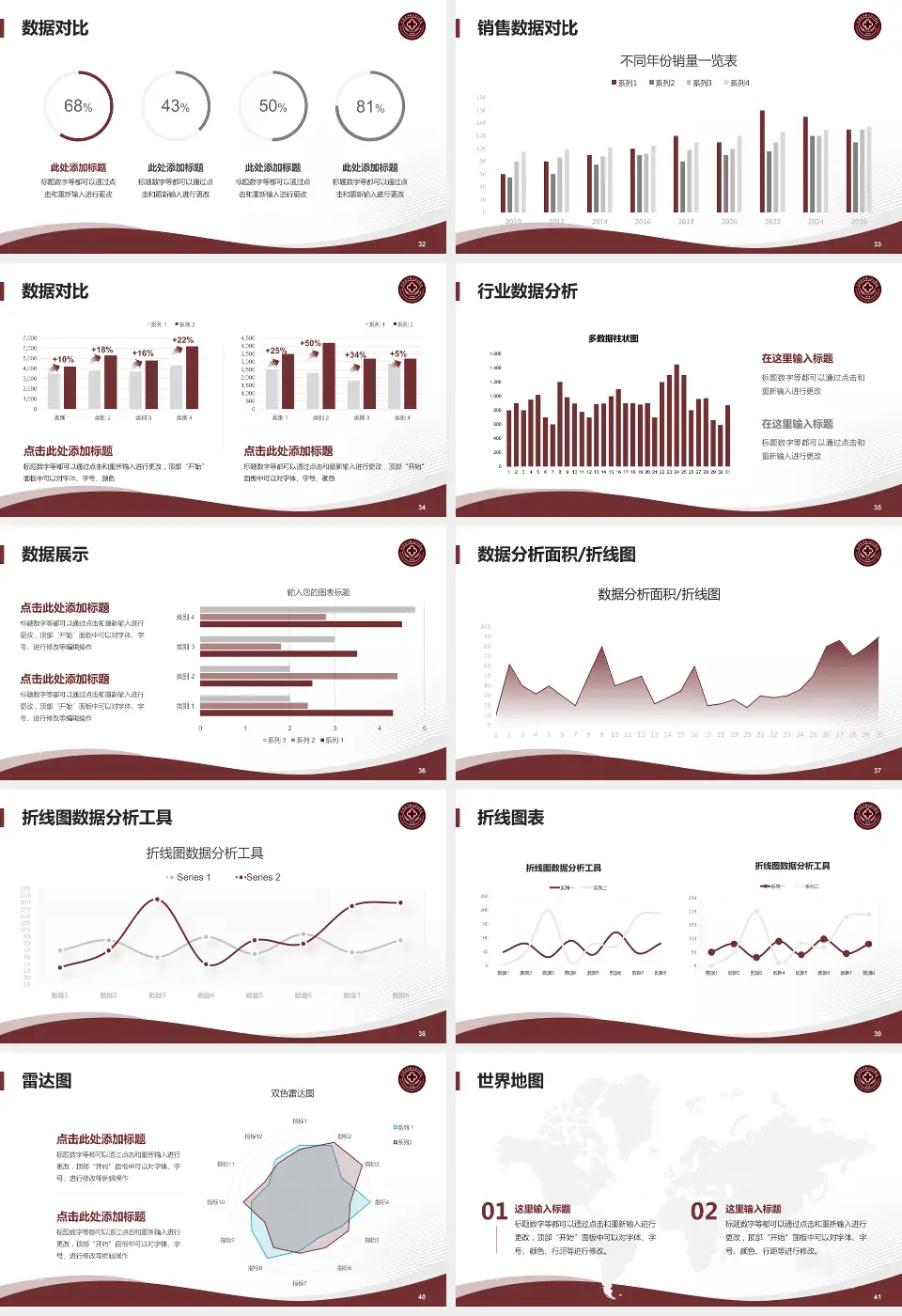 云南中西结合医院会议与研讨会PPT模板16:9格式幻灯片预览图5
