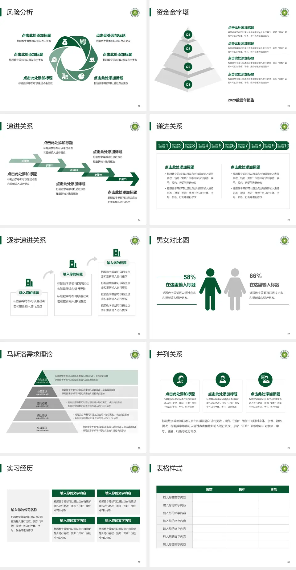 重庆市中医院项目申请与汇报PPT模板4:3格式幻灯片预览图4