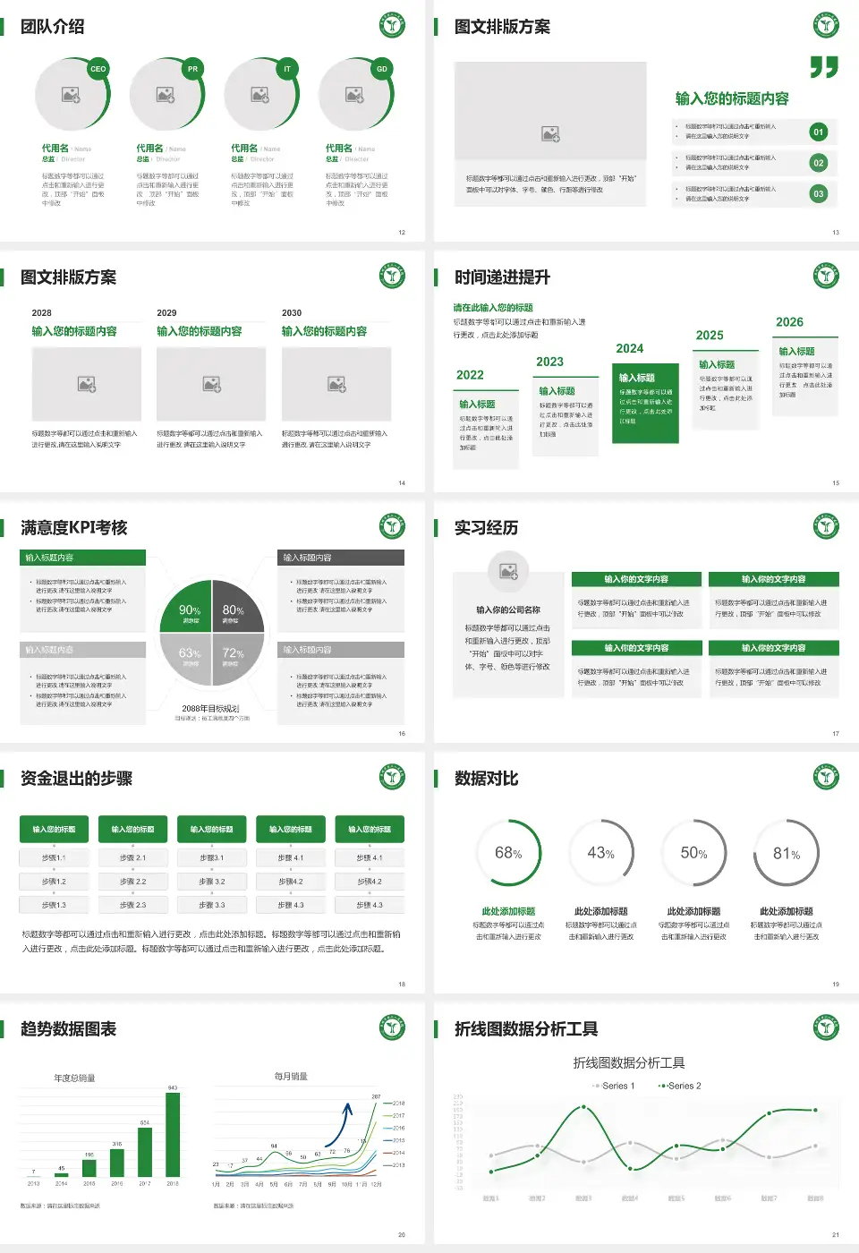 昆明市第二人民医院培训与教育PPT模板16:9格式幻灯片预览图3