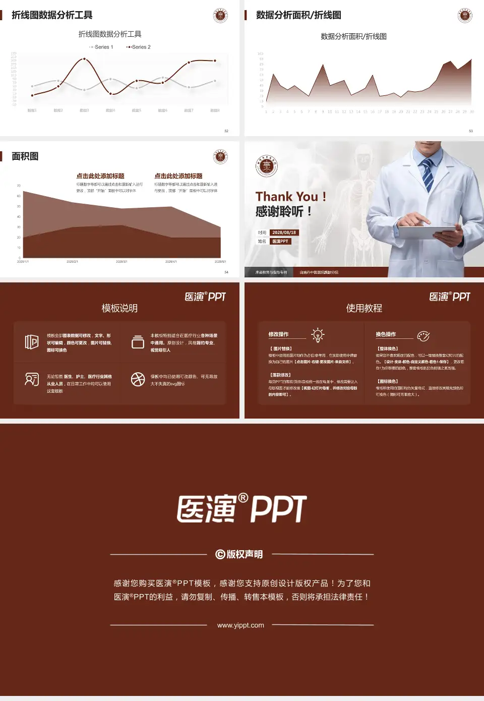 曲靖市中医医院麒麟分院患者教育与指导PPT模板16:9格式幻灯片预览图7