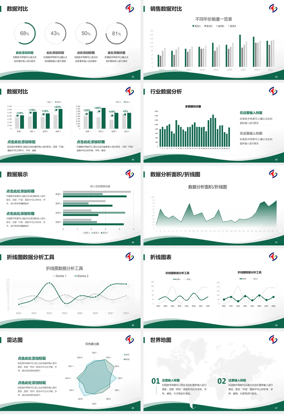 重庆市大坪医院会议与研讨会PPT模板16:9格式幻灯片预览图5