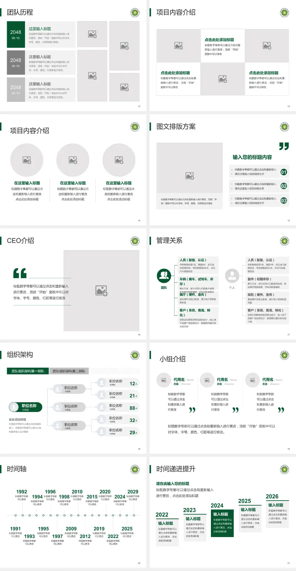 重庆市中医院医院管理报告PPT模板4:3格式幻灯片预览图3
