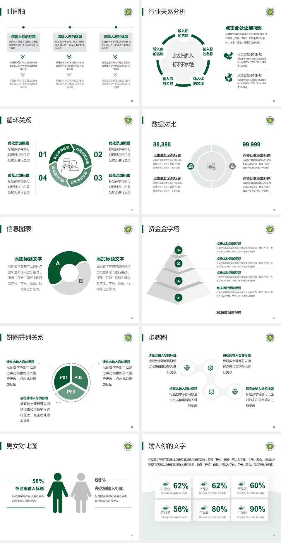 重庆市中医院医院管理报告PPT模板4:3格式幻灯片预览图4