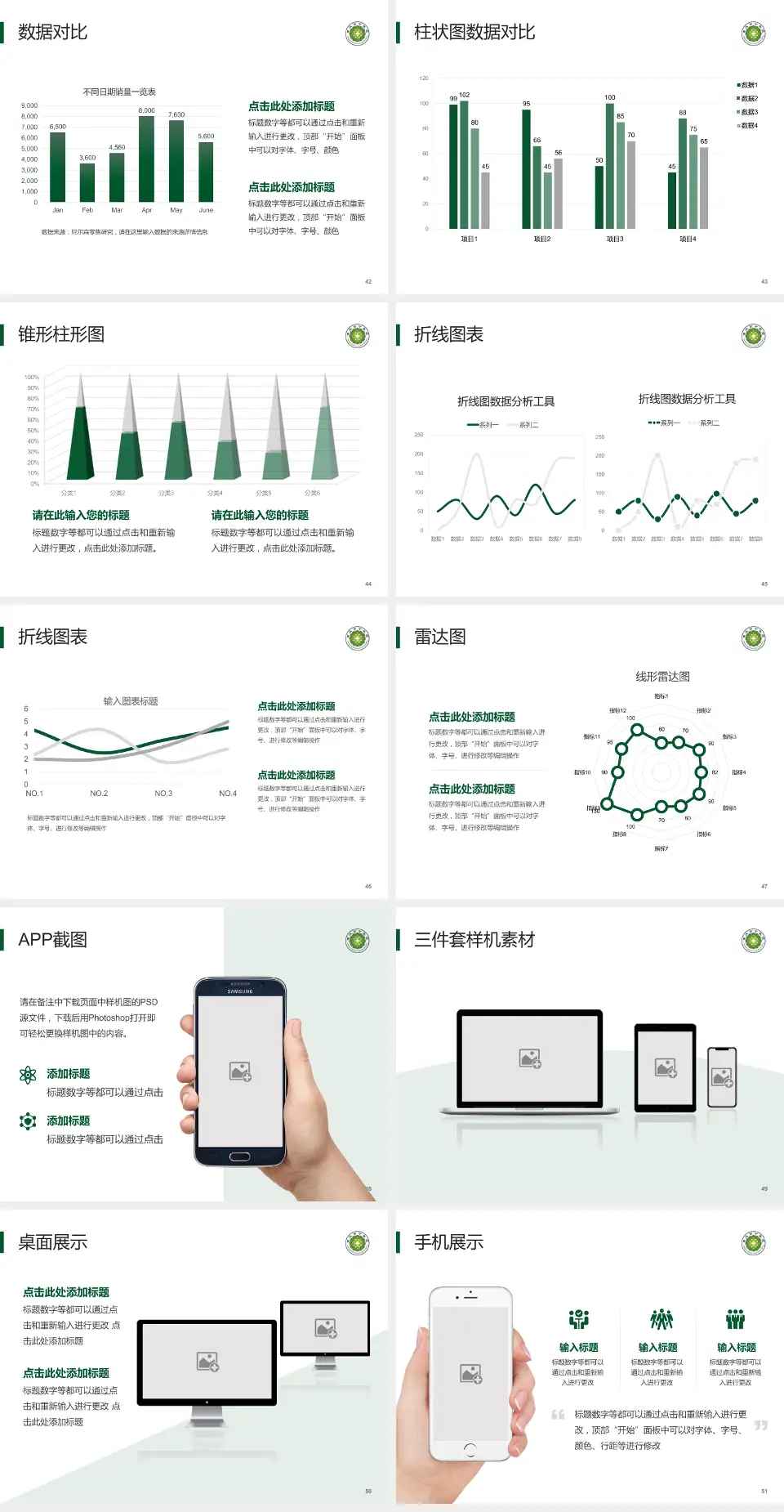 重庆市中医院医院管理报告PPT模板4:3格式幻灯片预览图6