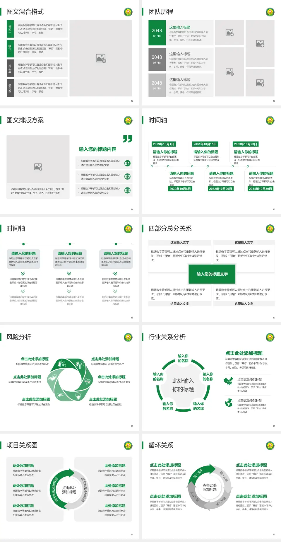 怒江州人民医院项目申请与汇报PPT模板4:3格式幻灯片预览图3