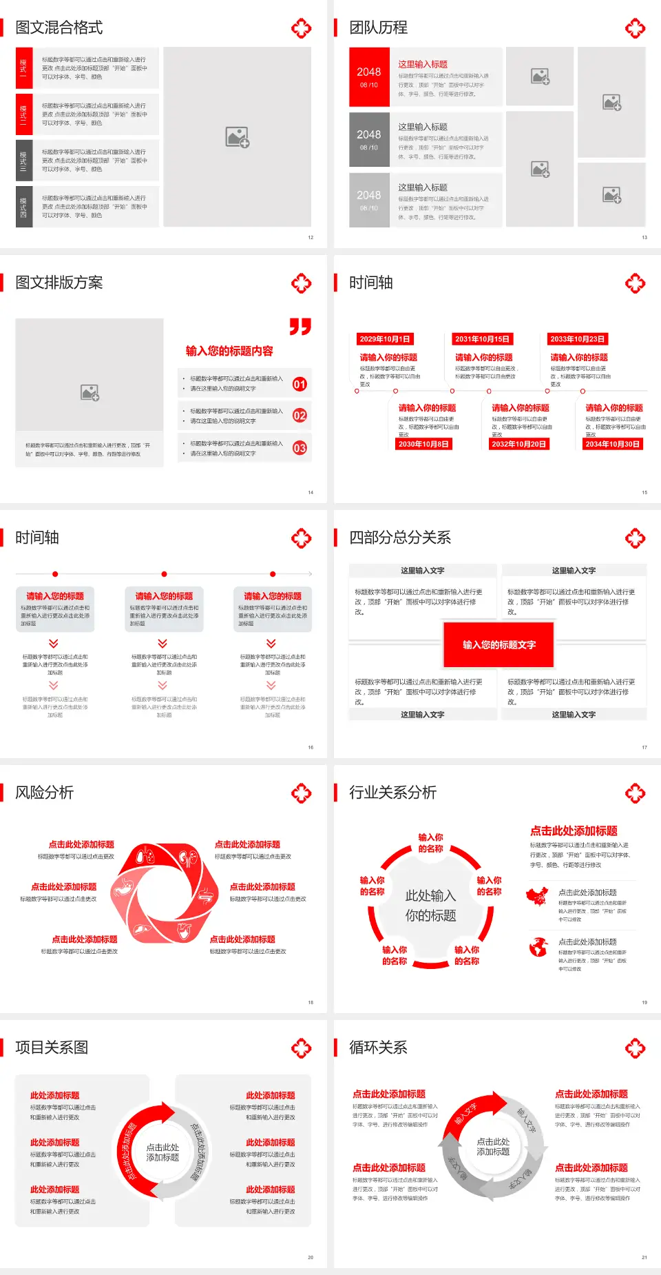 重庆市九龙坡区第二中医院项目申请与汇报PPT模板4:3格式幻灯片预览图3