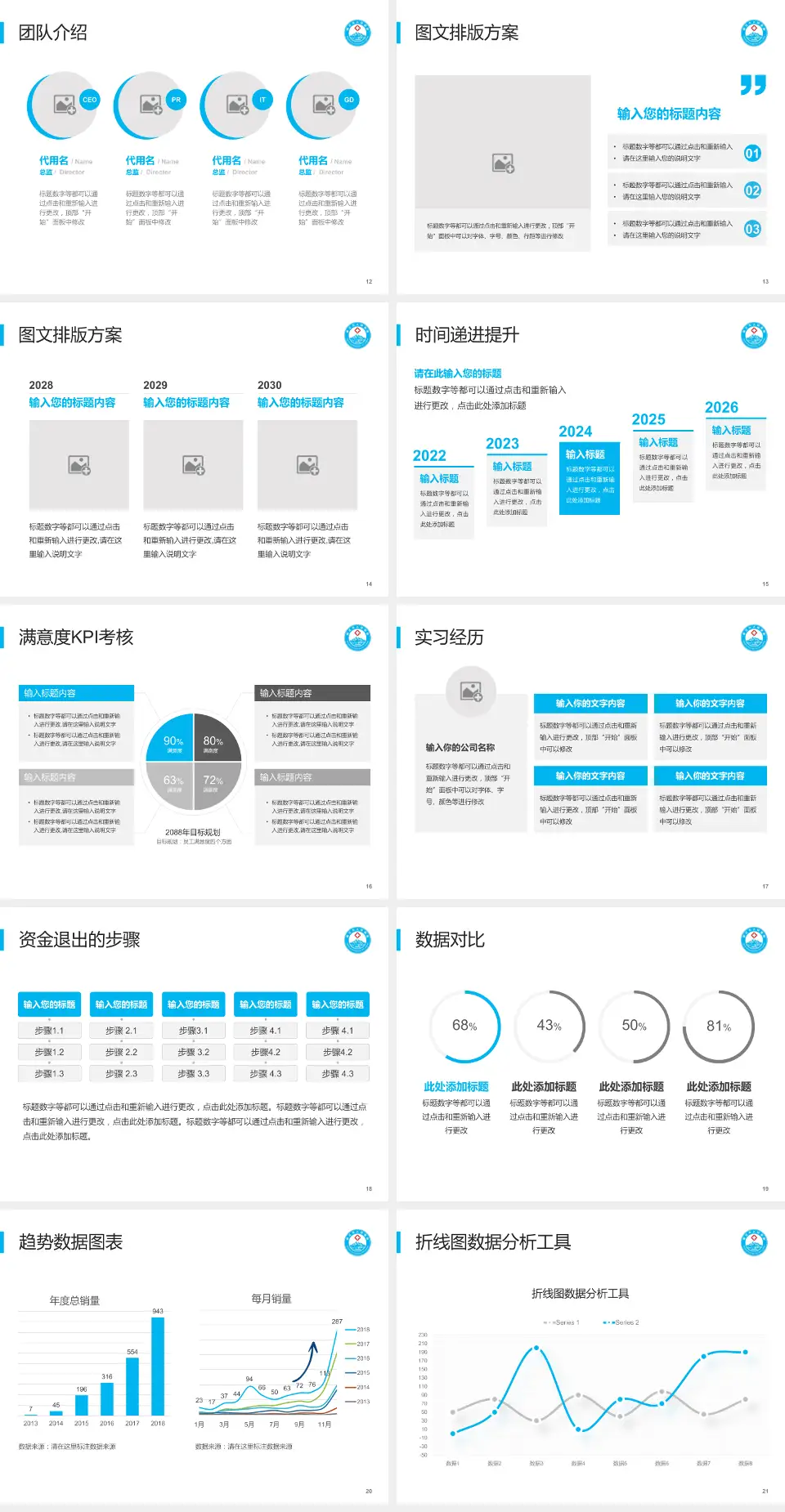 丽江市人民医院培训与教育PPT模板4:3格式幻灯片预览图3