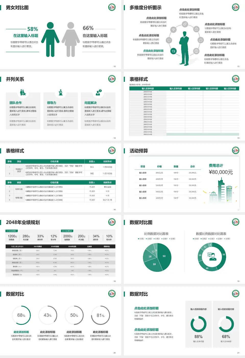 西双版纳州人民医院财务与预算报告PPT模板16:9格式幻灯片预览图3