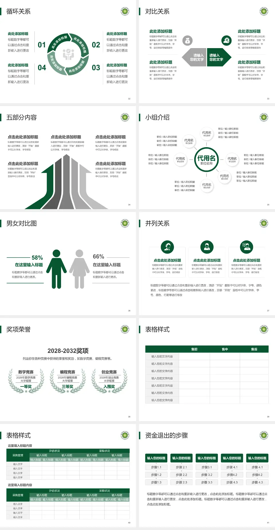 重庆市中医院医院简介/日常通用PPT模板4:3格式幻灯片预览图5