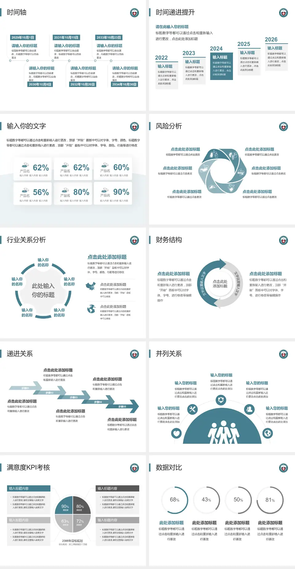 昆明医科大学第一附属医院病例分享与讨论PPT模板4:3格式幻灯片预览图3