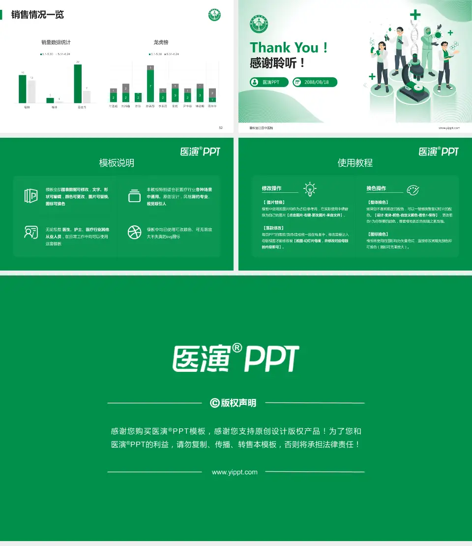 重庆垫江县中医院品管圈PDCA演示专用PPT模板16:9格式幻灯片预览图7