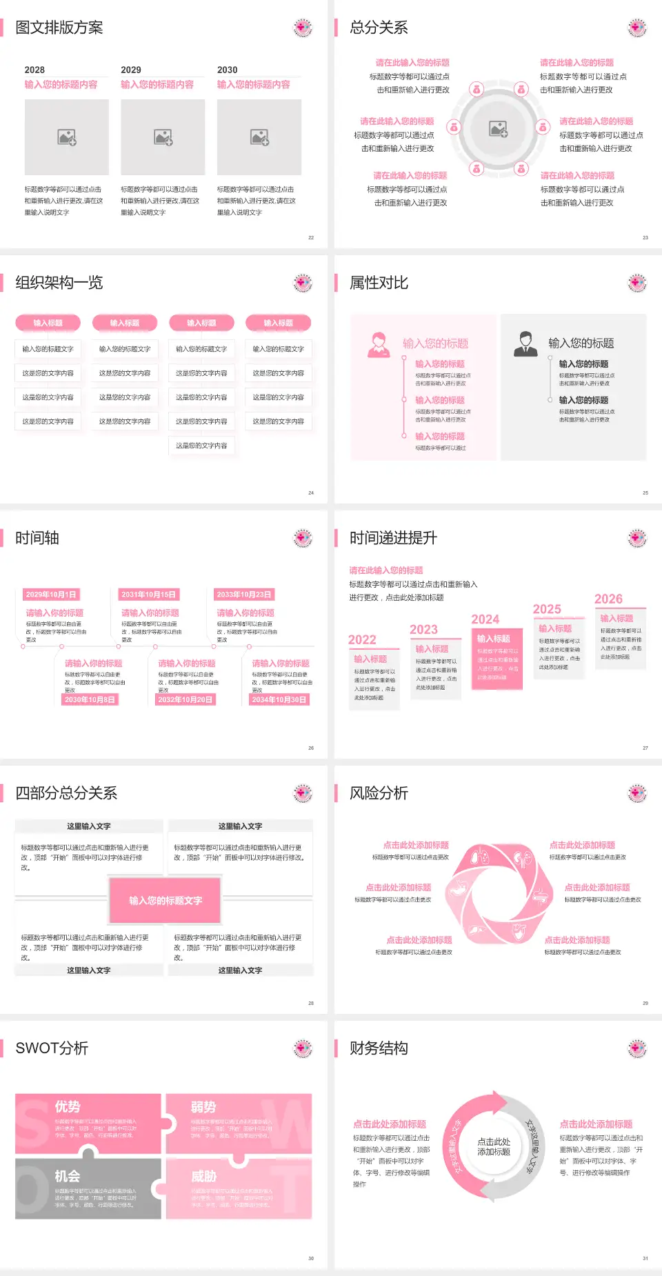 重庆市妇幼保健院护理专业职业生涯规划PPT模板4:3格式幻灯片预览图4