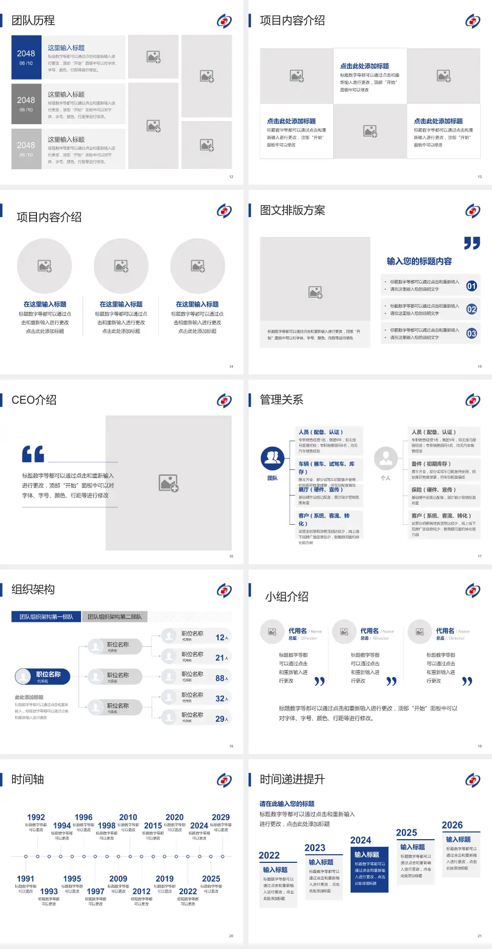 昭通市人民医院医院管理报告PPT模板4:3格式幻灯片预览图3