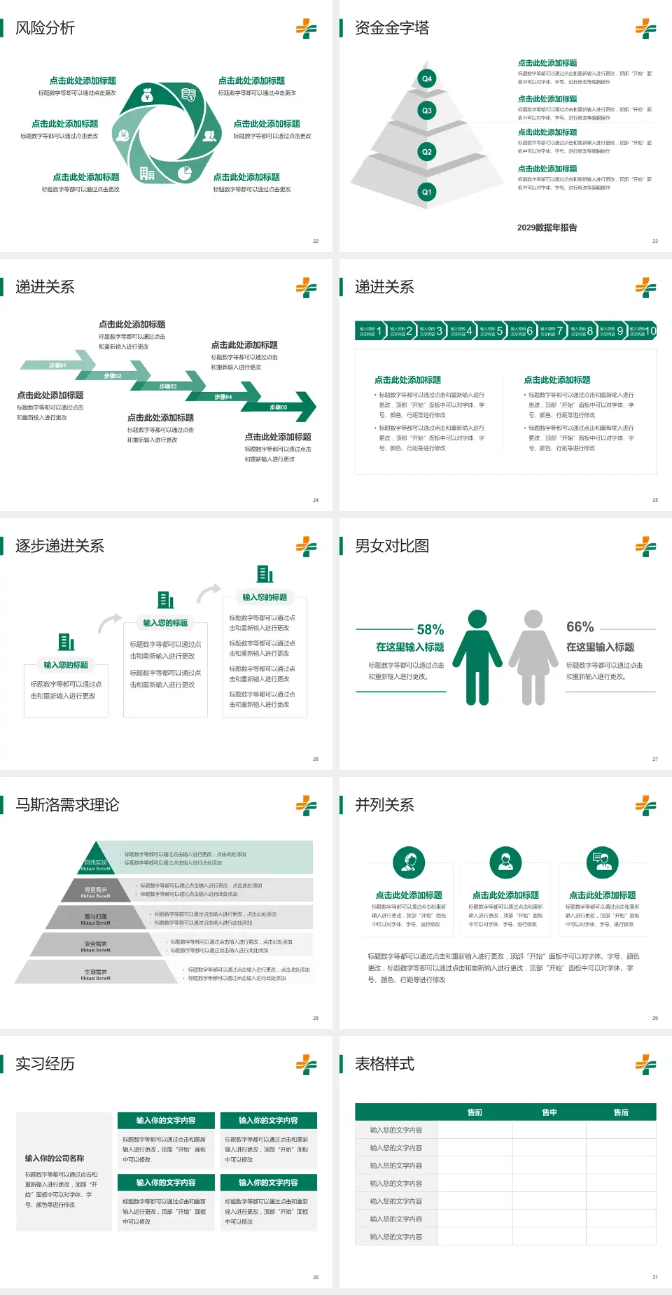 石河子市人民医院项目申请与汇报PPT模板4:3格式幻灯片预览图4