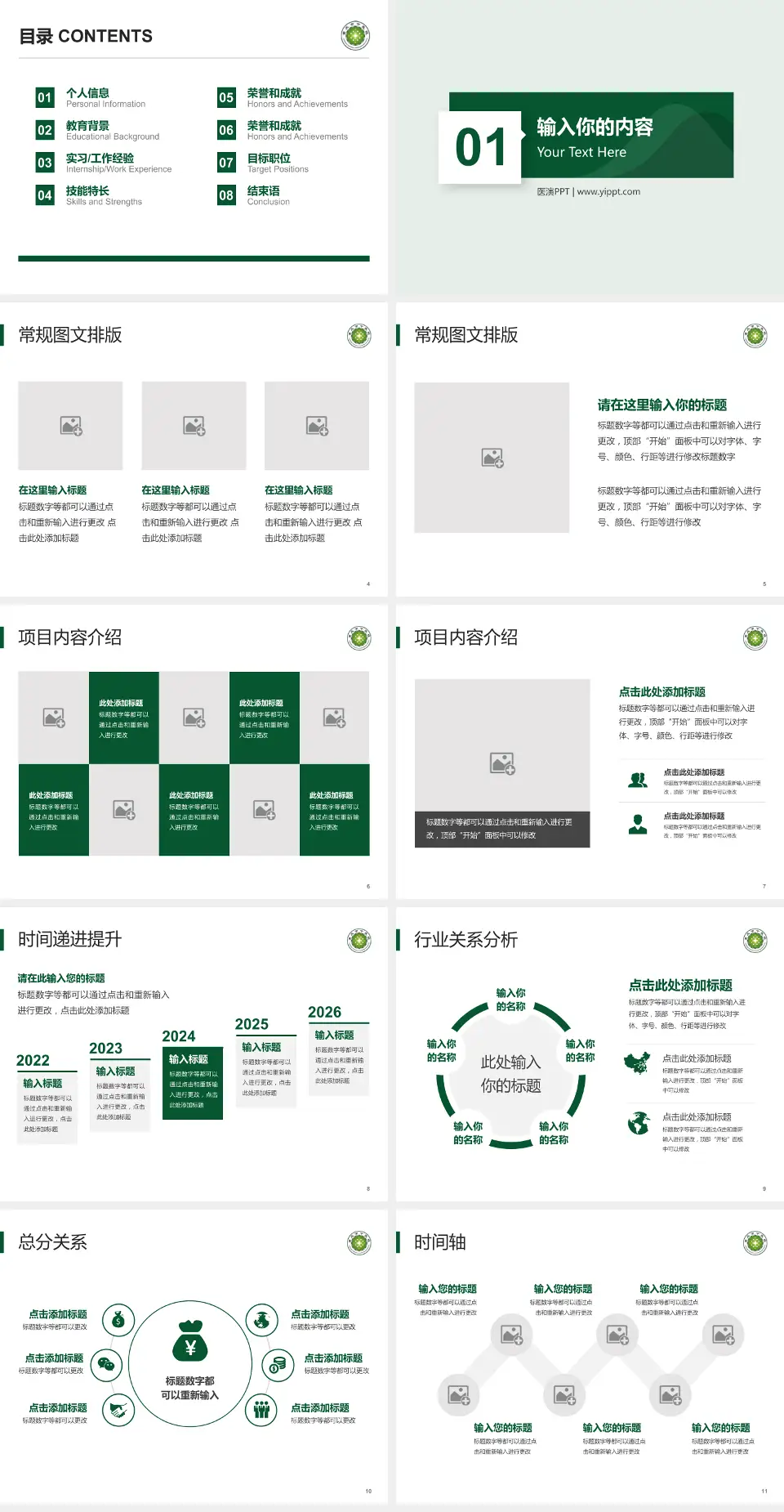 重庆市中医院财务与预算报告PPT模板4:3格式幻灯片预览图2