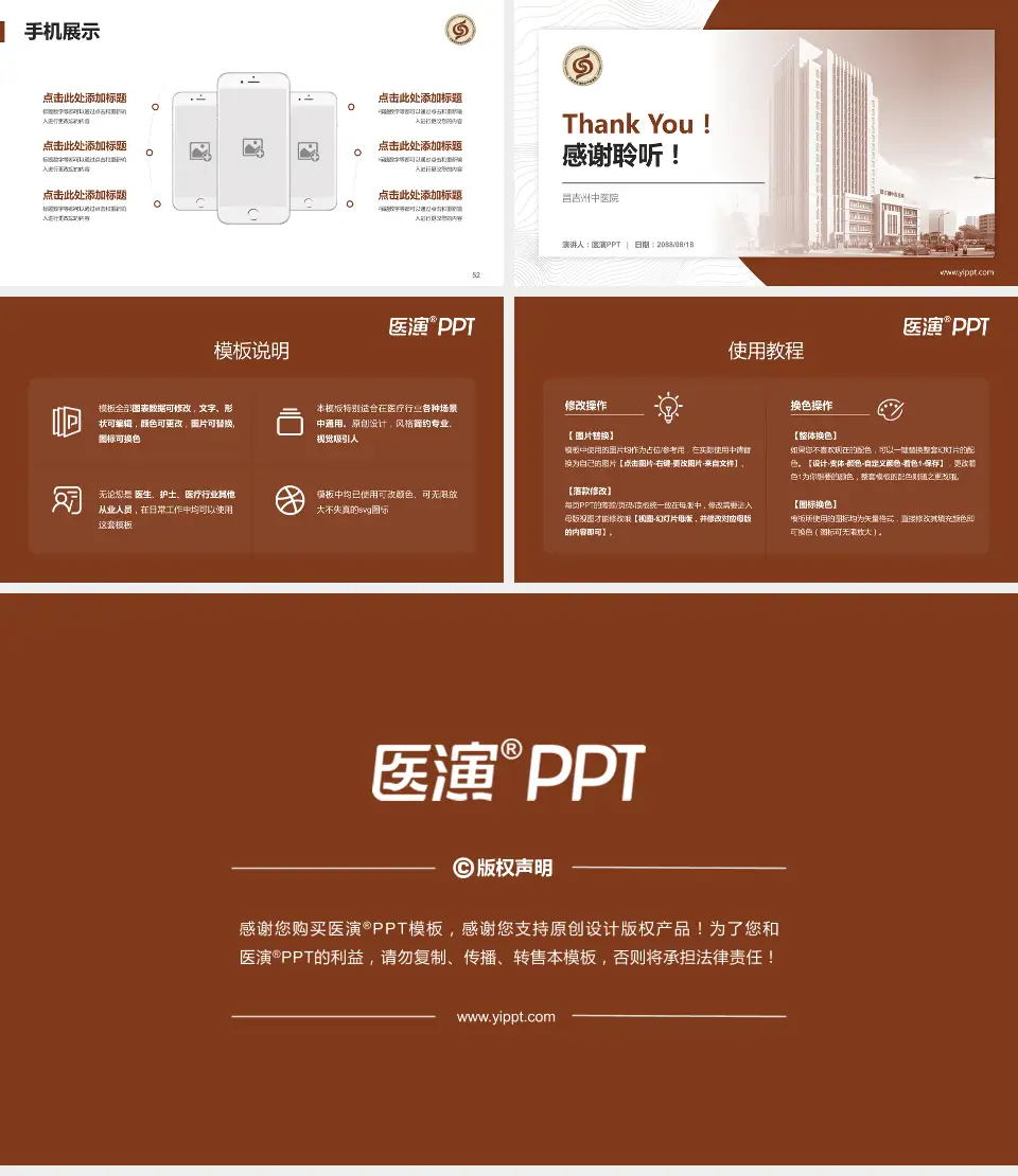 昌吉州中医院医院管理报告PPT模板16:9格式幻灯片预览图7