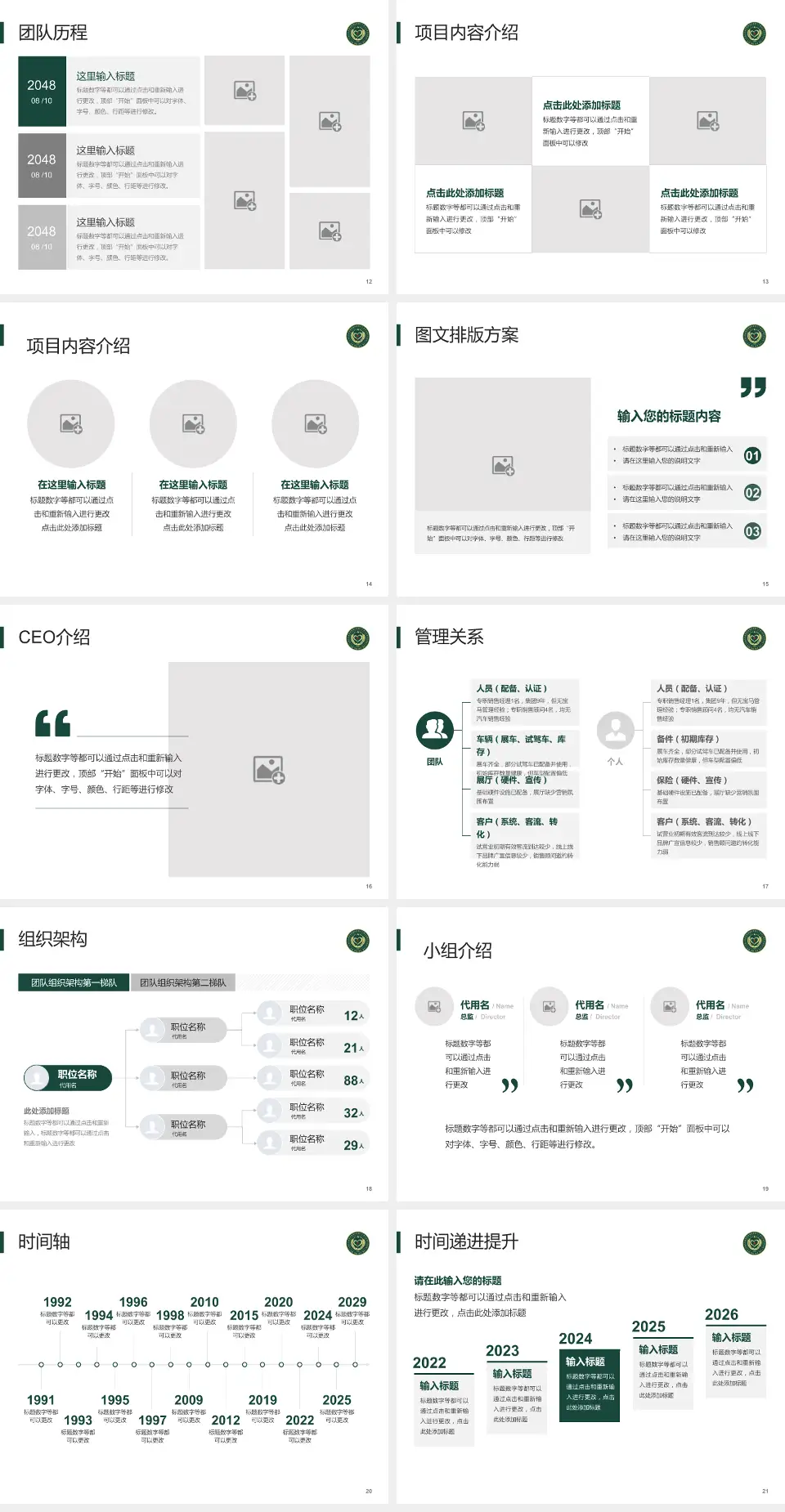 武警新疆兵团指挥部医院医院管理报告PPT模板4:3格式幻灯片预览图3