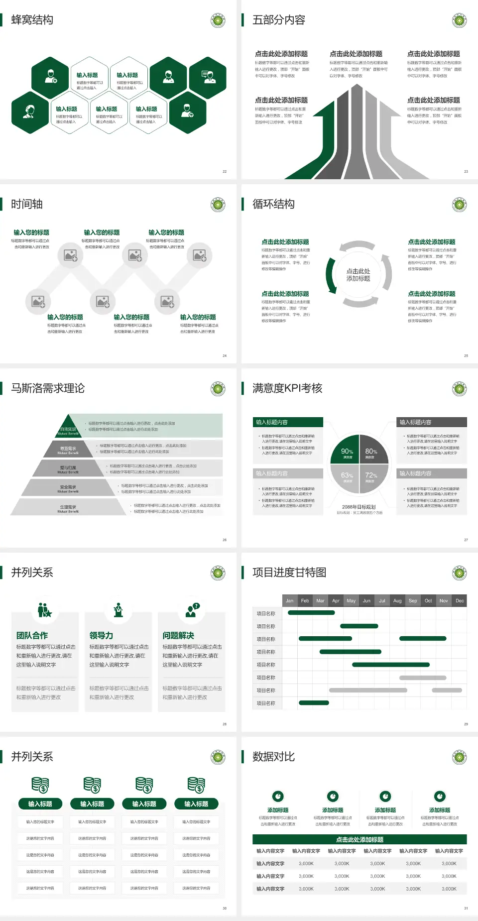重庆市中医院医疗知识普及PPT模板4:3格式幻灯片预览图4