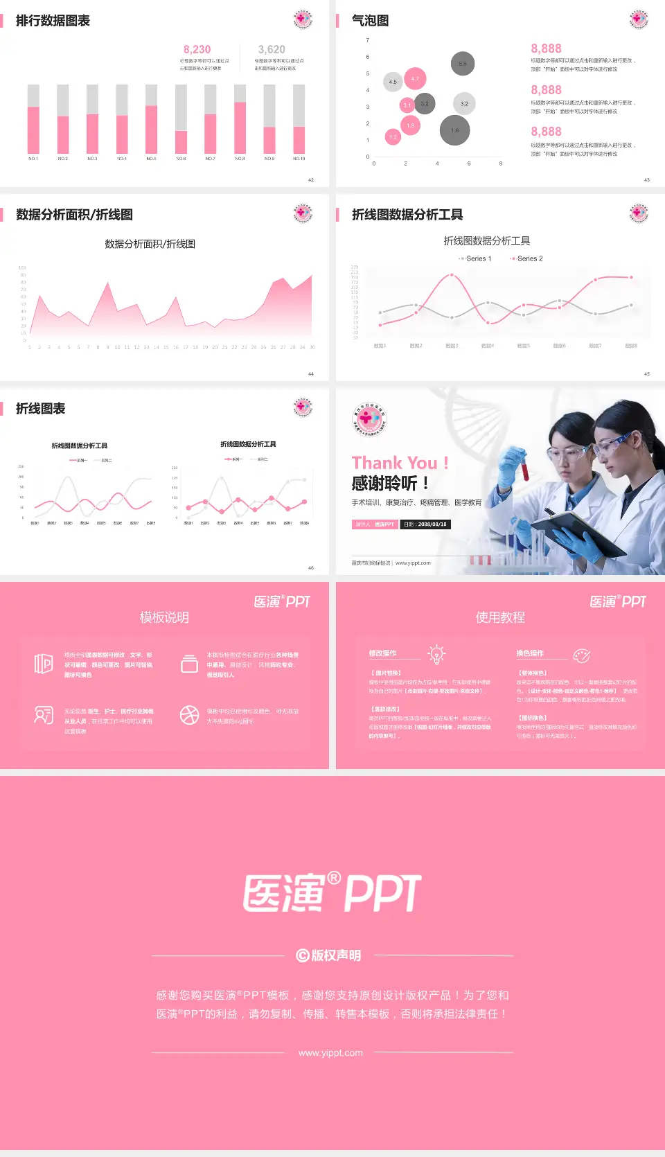 重庆市妇幼保健院科研成果展示PPT模板16:9格式幻灯片预览图6