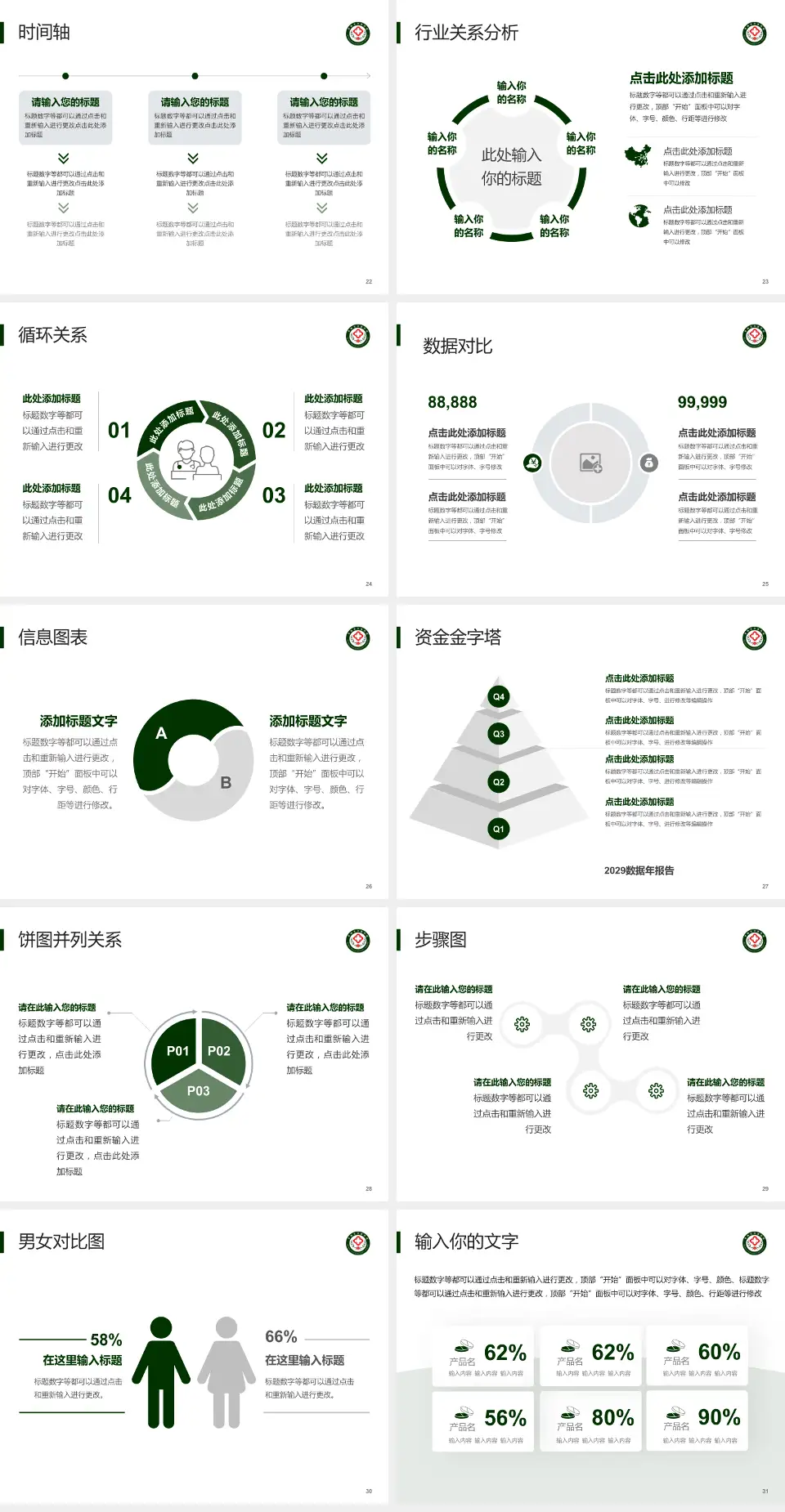 青海省交通医院医院管理报告PPT模板4:3格式幻灯片预览图4