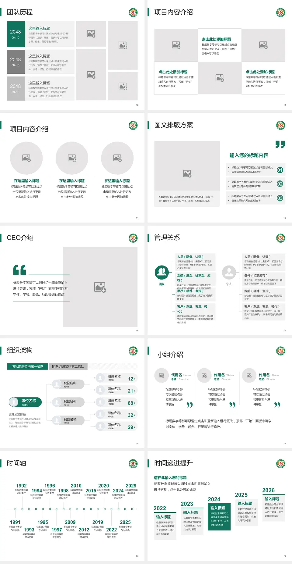 克拉玛依市中心医院医院管理报告PPT模板4:3格式幻灯片预览图3