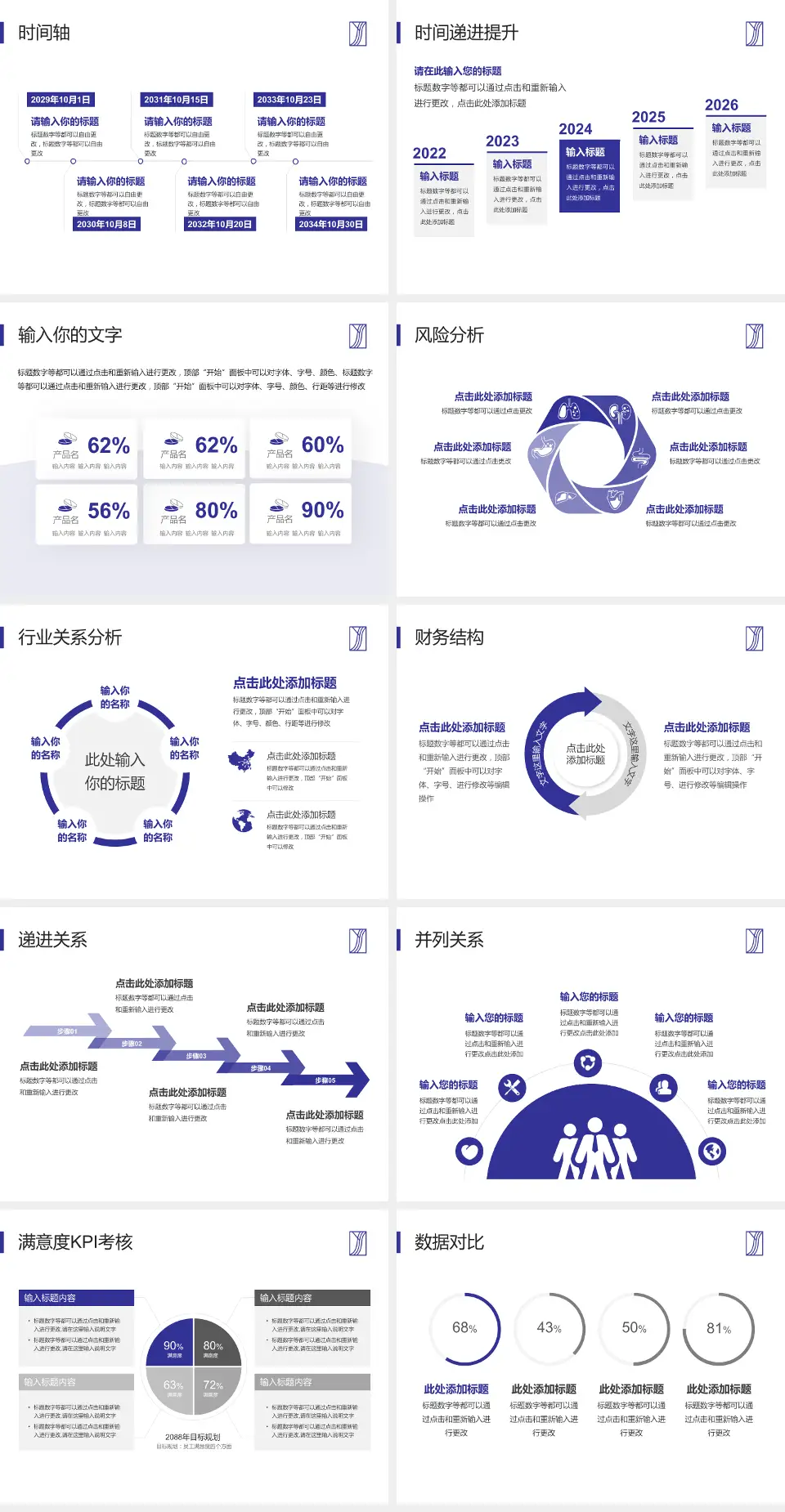 和信医院病例分享与讨论PPT模板4:3格式幻灯片预览图3