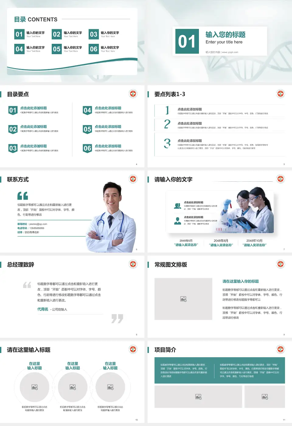 西宁市第一人民医院项目申请与汇报PPT模板16:9格式幻灯片预览图2