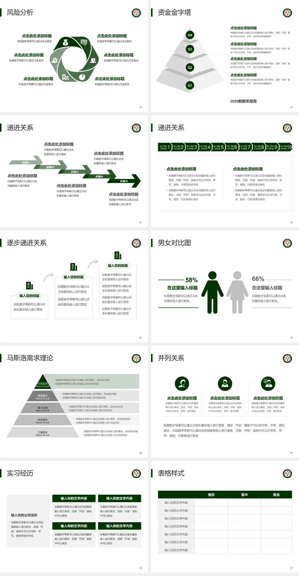 青海省交通医院项目申请与汇报PPT模板4:3格式幻灯片预览图4