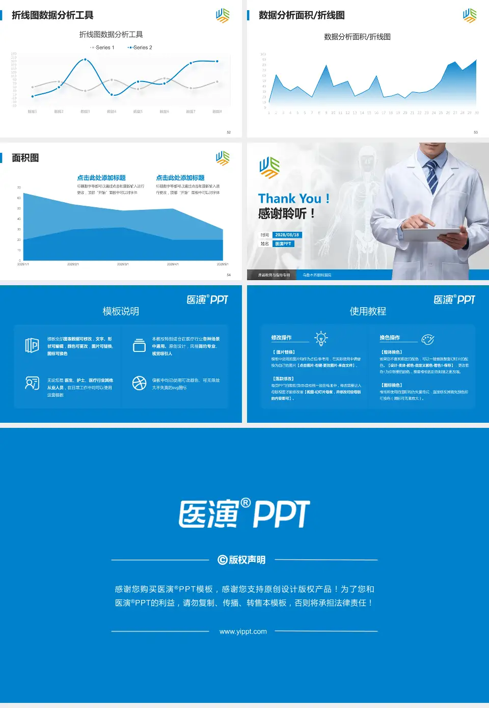 乌鲁木齐眼科医院患者教育与指导PPT模板16:9格式幻灯片预览图7