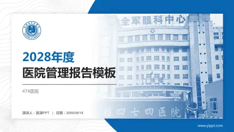474医院医院管理报告PPT模板