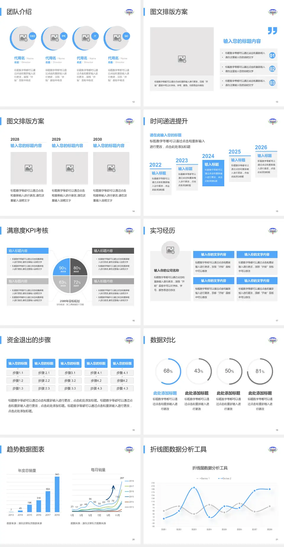 青海省藏医院培训与教育PPT模板4:3格式幻灯片预览图3
