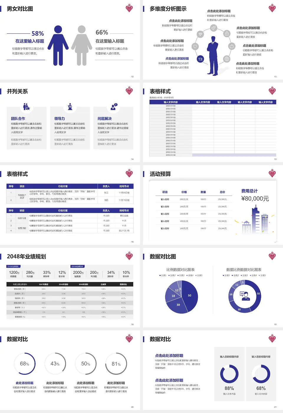 伊利沙伯医院财务与预算报告PPT模板16:9格式幻灯片预览图3