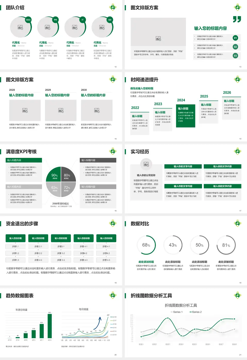 互助县人民医院培训与教育PPT模板16:9格式幻灯片预览图3
