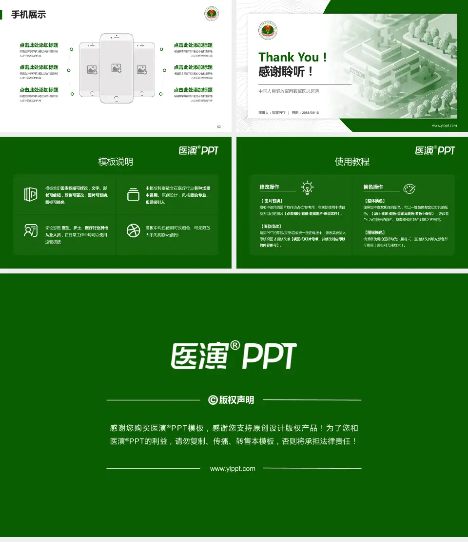 中国人民解放军西藏军区总医院医院管理报告PPT模板16:9格式幻灯片预览图7