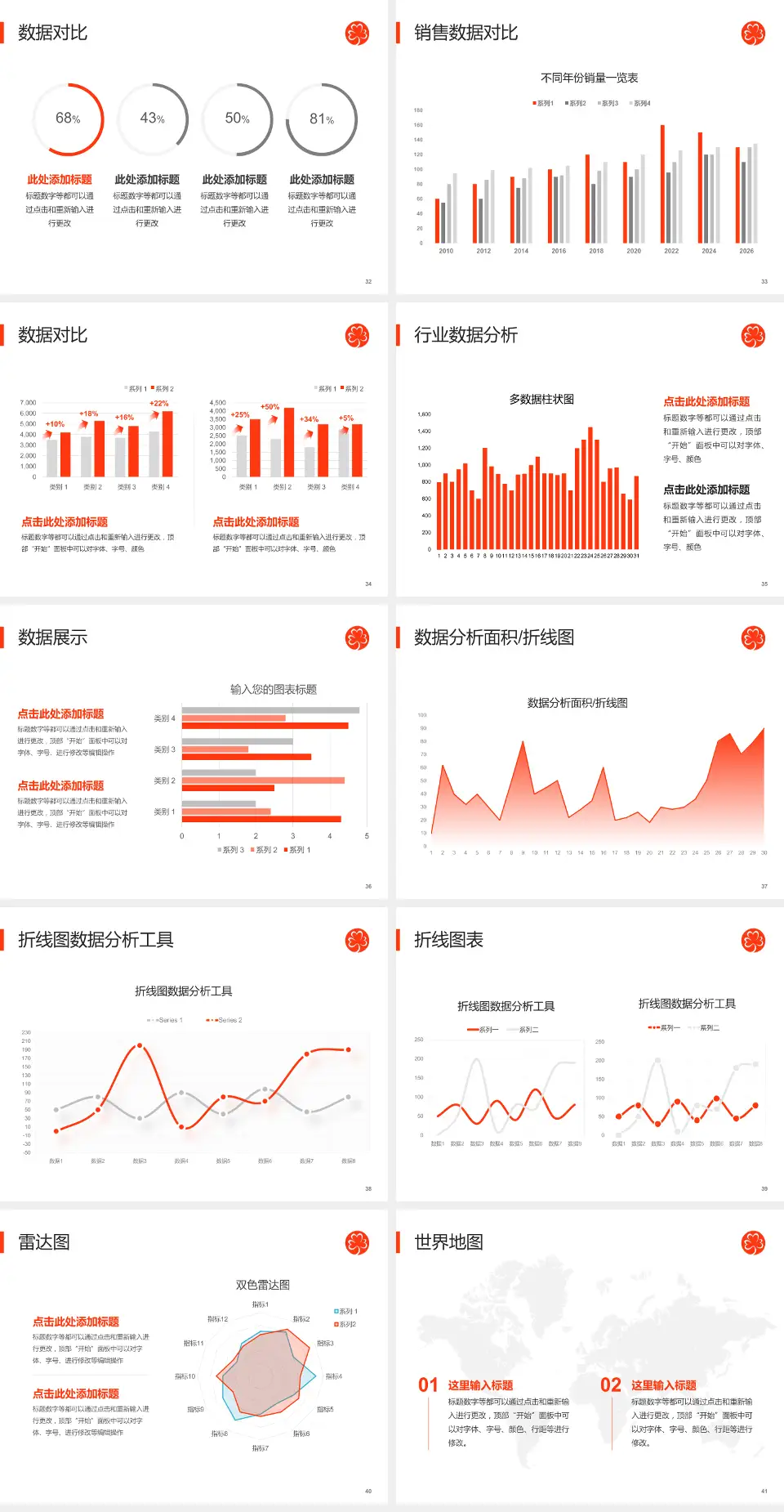 玛丽医院会议与研讨会PPT模板4:3格式幻灯片预览图5