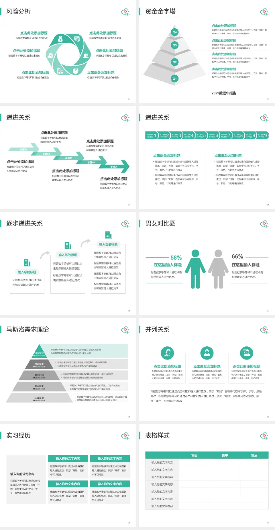 乌鲁木齐市友谊医院项目申请与汇报PPT模板4:3格式幻灯片预览图4