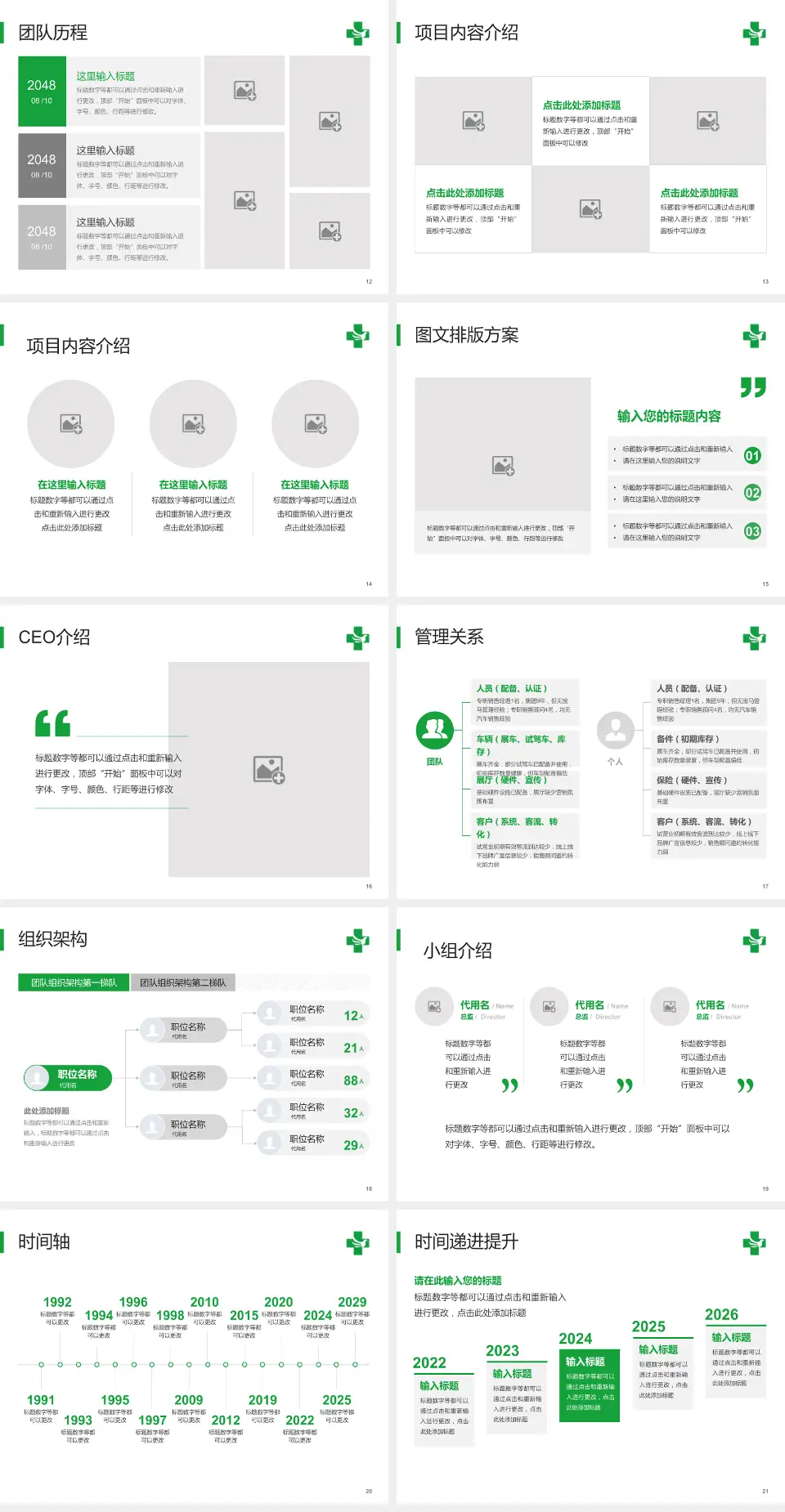 常州市华山医院医院管理报告PPT模板4:3格式幻灯片预览图3