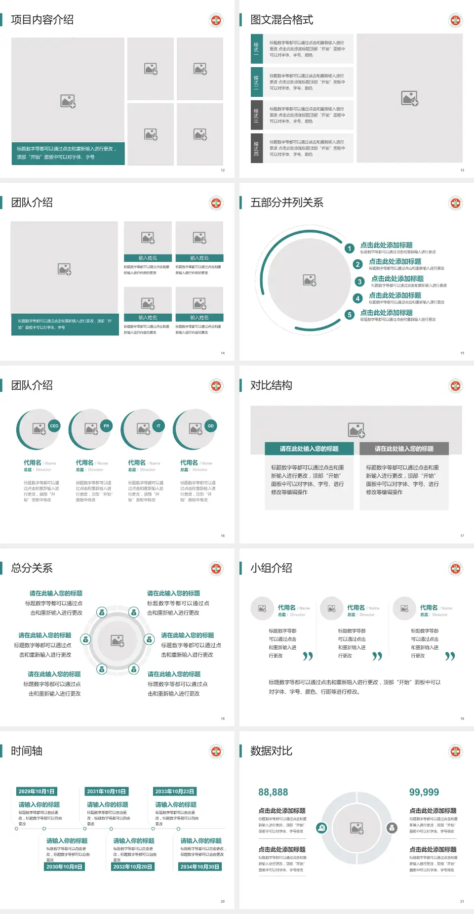 西宁市第一人民医院医疗知识普及PPT模板4:3格式幻灯片预览图3