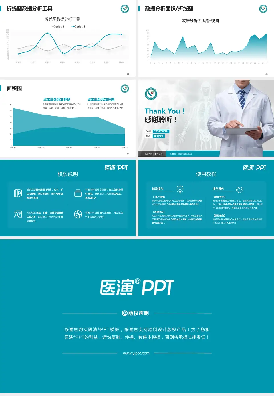 新疆生产建设兵团总医院患者教育与指导PPT模板16:9格式幻灯片预览图7