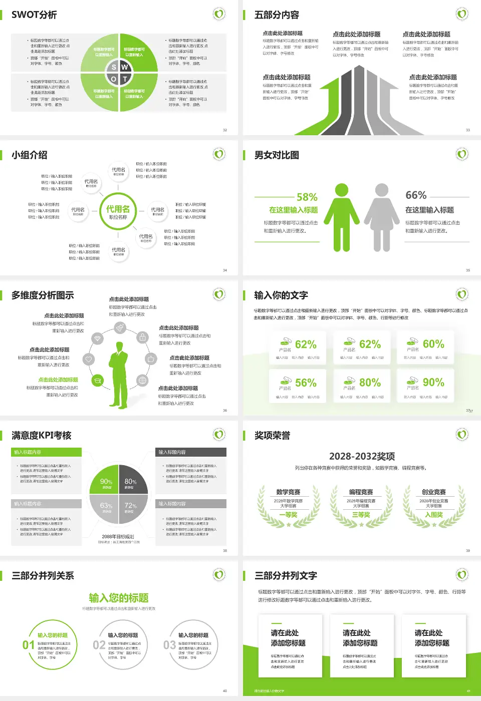 新疆维吾尔自治区中医医院医疗行业比赛专用PPT模板16:9格式幻灯片预览图5