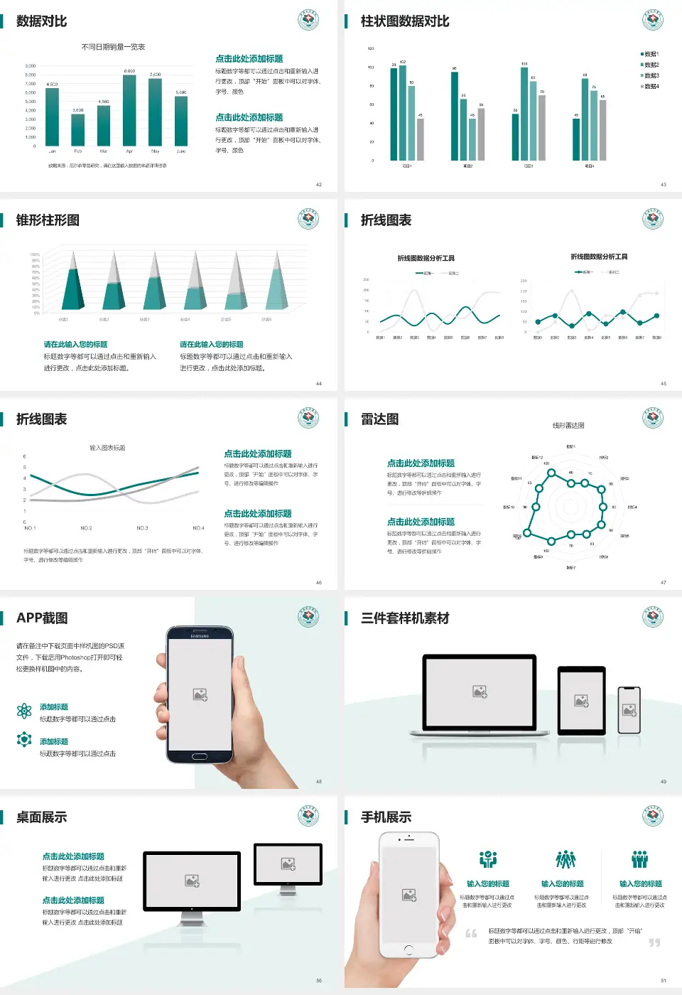 青海省中医院医院管理报告PPT模板16:9格式幻灯片预览图6