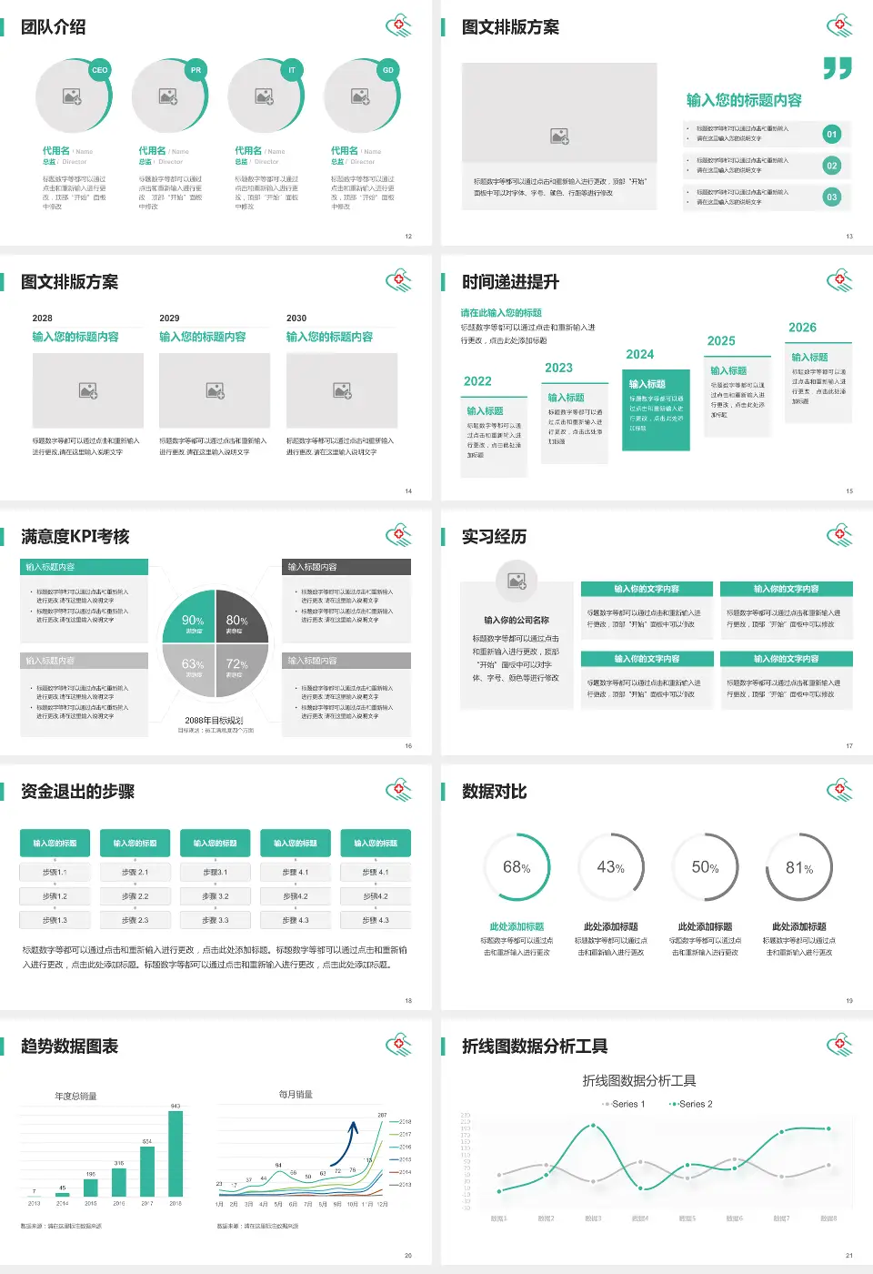 乌鲁木齐市友谊医院培训与教育PPT模板16:9格式幻灯片预览图3