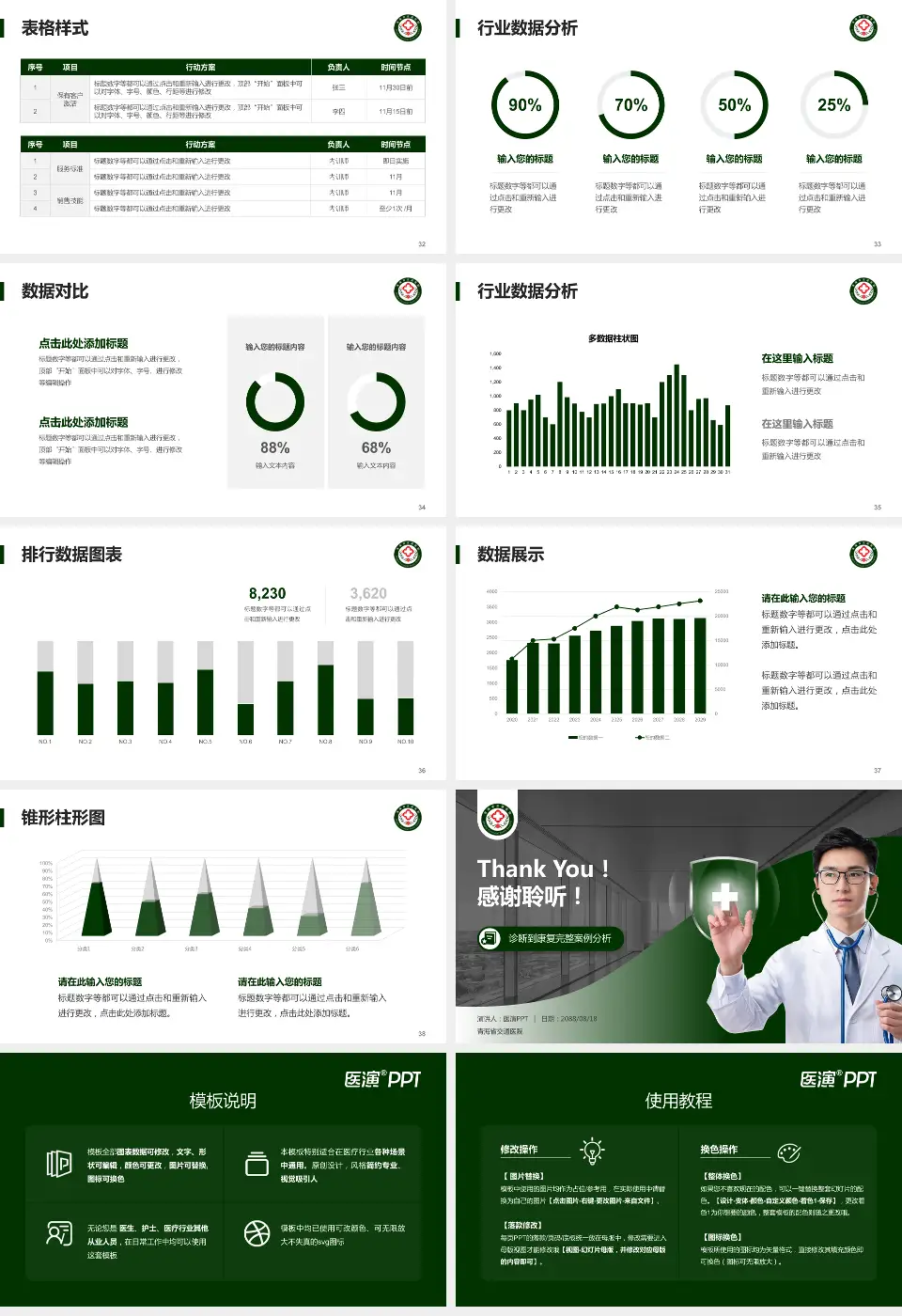 青海省交通医院医疗知识普及PPT模板16:9格式幻灯片预览图5